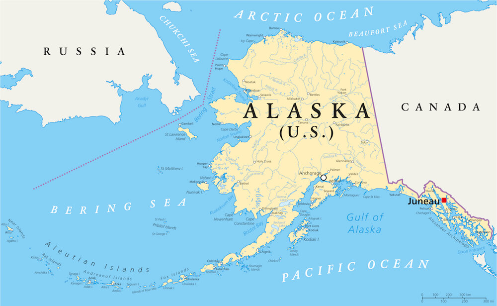 Map of Alaska