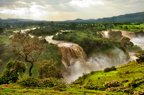 blue nile falls