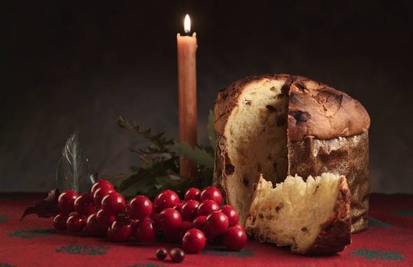 Typical Italian Panettone