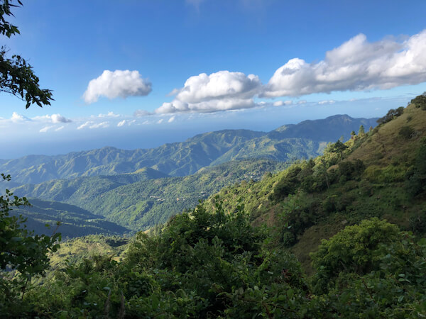 Blue Mountains in Jamaica