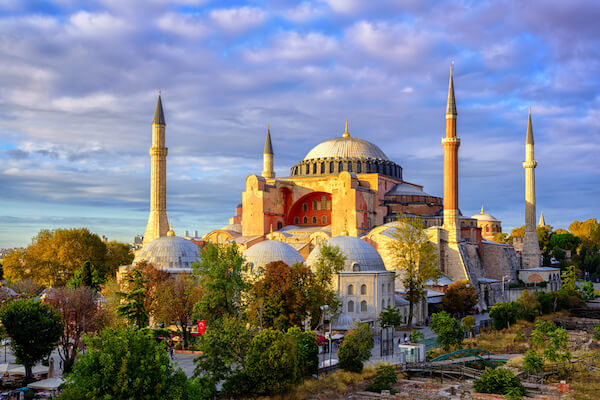 Hagia Sofia in Istanbul Old Town