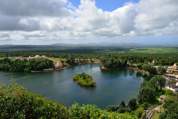 Grand Bassin lake in Mauritius