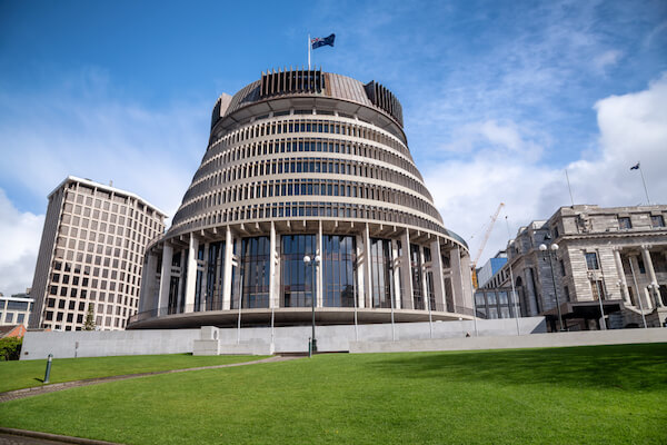 new zealand beehive parliament building