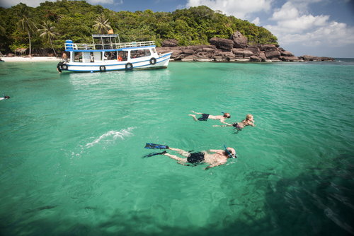 Snorkeling in vietnam