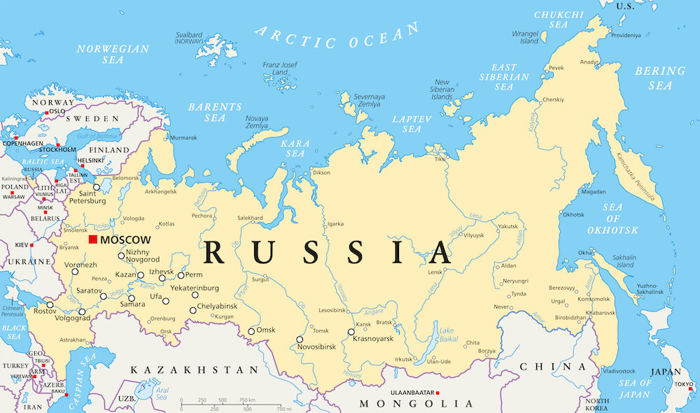 Map of Russia