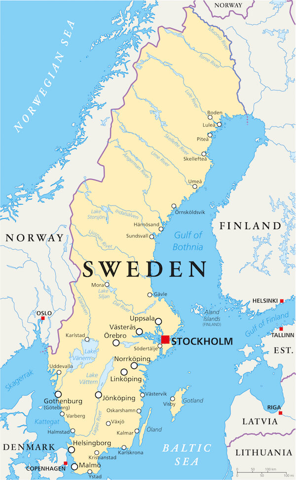 Sweden Map