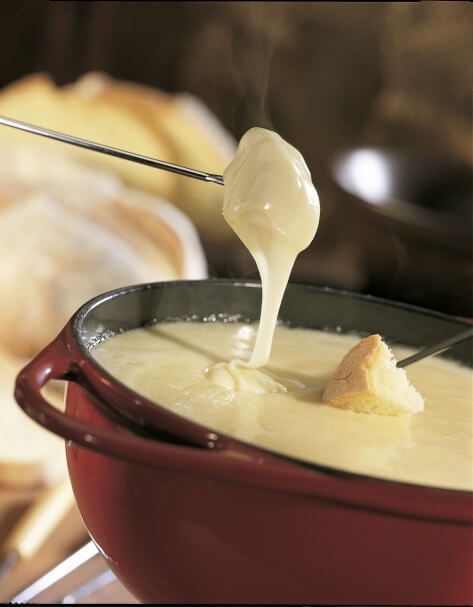 Swiss cheese fondue