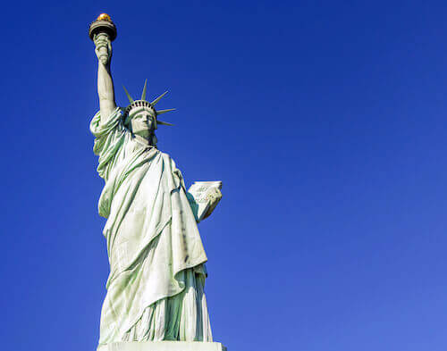 Statue of Liberty in New York USA