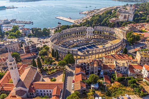 Pula Amphitheatre in Croatia