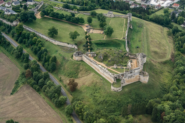 Coucy castle ruins