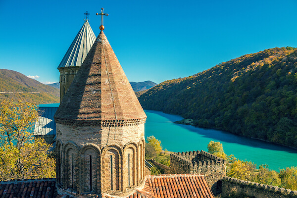 Zhinvali Dam in Georgia