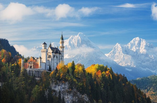 Neuschwanstein Castle in Bavaria/Germany