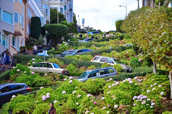 San Francisco' s Lombard Street is the crookedest street in the world