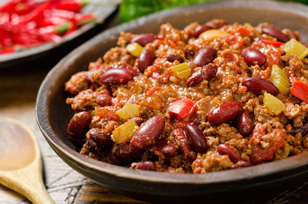 Chilli con Carne - typical Mexican Food