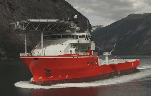 Diamond exploration ship SS Nujoma in Namibia - image by DeBeersGroup.com