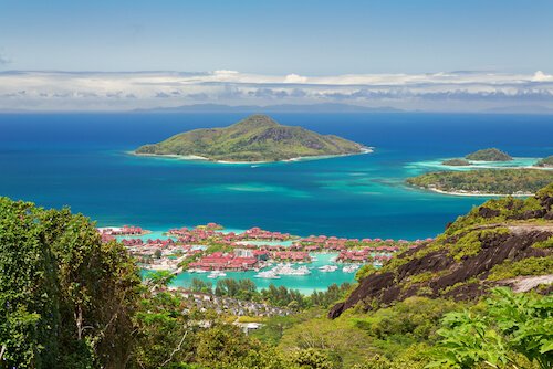 Eden Island on Mahé island in the Seychelles