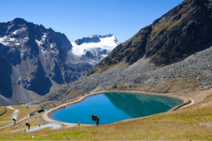 Glacier lake in Austria