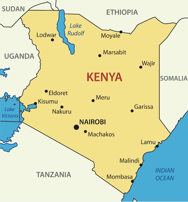 Map of Kenya